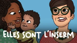 Extrait de la couverture des BD "Elles sontl'Inserm"