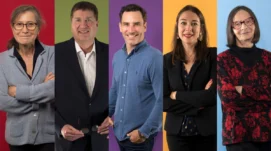 Photo des lauréats des Prix Inserm 2023 : Nadine Cerf-Bensussan, Thomas Baumert, Alexandre Loupy, Marina Kvaskoff et Ghislaine Filliatreau